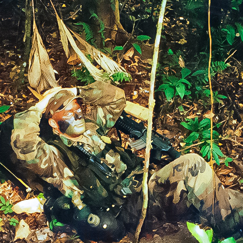 Tim in the Army